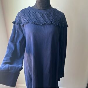 Navy Crown & Ivy Dress